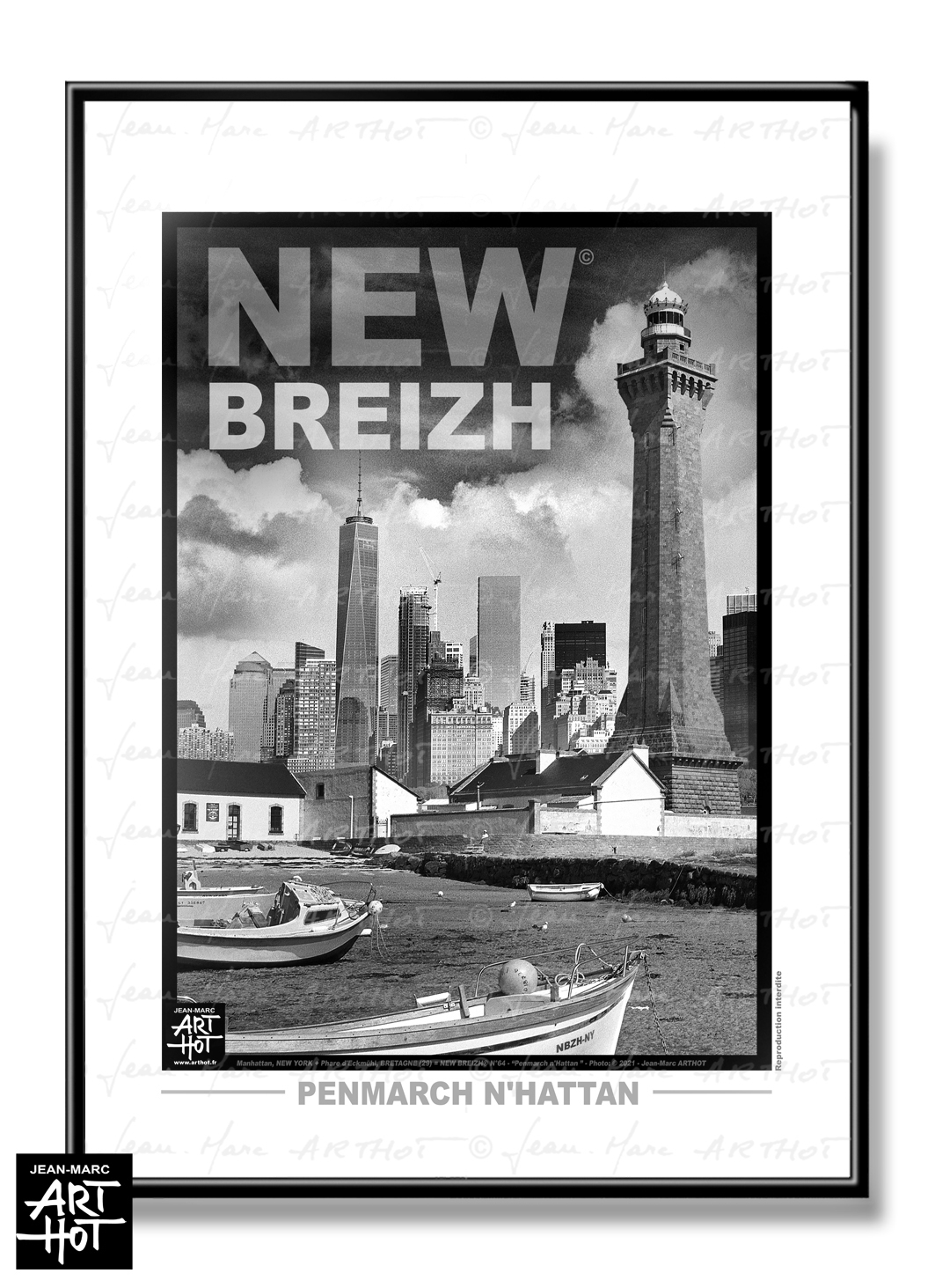 arthot-photo-art-b&w-new-york-bretagne-newbreizh-064-2-finistere-29-penmarch-phare-manhattan-VERTIC-AFFICHE-2